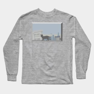 Cat window Long Sleeve T-Shirt